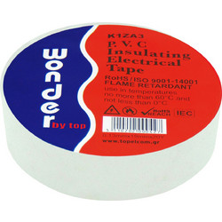 ΤΑΙΝΙΑ ΜΟΝΩΤΙΚΗ PVC 0.13X19X20Y ΛΕΥΚΗ K1ZA3 WND (ΣΕΤ ΜΕ 10)