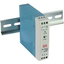 ΤΡΟΦΟΔΟΤΙΚΟ ΡΑΓΑΣ 24W/24VDC/1A PFC ULTRA SLIM MDR-20-24 MEAN WELL (ΣΕΤ ΜΕ 5)