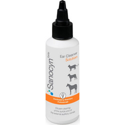 Sanocyn Forte Ear Cleaner 75ml - Καθαριστικό Αυτιών για Σκύλους & Γάτες