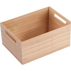 Estia ESTIA ΚΟΥΤΙ ΟΡΓΑΝΩΣΗΣ BAMBOO ESSENTIALS ΜΕ ΛΑΒΕΣ 37x26x16.5cm ΣΤΟΙΒΑΖΟΜΕΝΟ