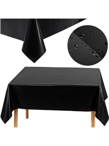 Ruhhy Decorative foil tablecloth black 26569 - (18498-0)
