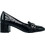 Envie Shoes Γόβες Λουστρίνι με Χοντρό Χαμηλό Τακούνι Μαύρες E84-22353-34