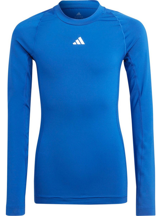 Adidas Techfit Aeroready Ισοθερμική Παιδική Μπλούζα Μακρυμάνικη Royal Blue IA2026