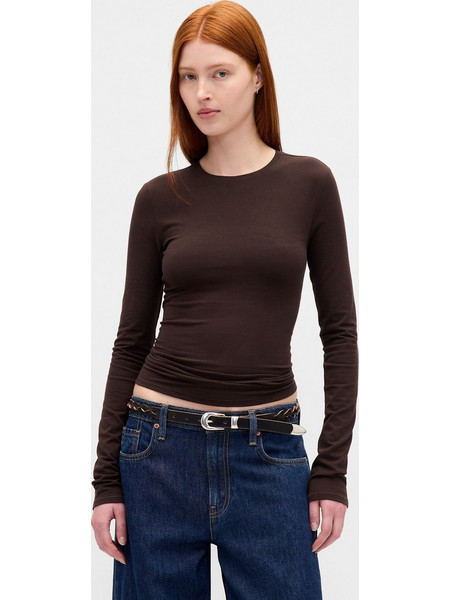 CloseKnit Jersey Μπλούζα Terra brown