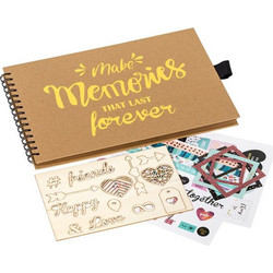 Άλμπουμ Λεύκωμα Scrapbooking Χρυσό Foil Make Memories 31.5x21cm