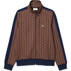 Lacoste Ανδρική Ζακέτα με Φερμουάρ Σοκολατί 3SH1368-9I4