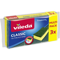 Σφουγγαράκι Κουζίνας Vileda Classic Multipack 3τμχ 179684