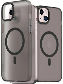 Araree case Aero Frame iPhone 15 Plus /14 Plus 6.7 transparent-black/clear black - (AR20-01840D)