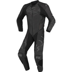 STRADALE GP 1PC LEATHER SUIT RICHA BLACK/BLACK 6STRA.100