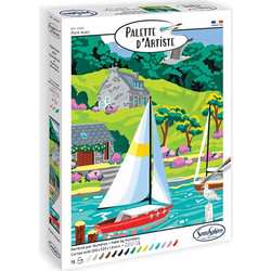 SentoSphere PALETTE D'ARTISTE Paint by Numbers - Pont-Aven 028-45204