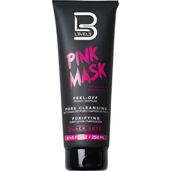 L3VEL3 Barber Pink Peel-Off Μάσκα Προσώπου για Μαύρα Στίγματα & Λάμψη με Άργιλο 250ml