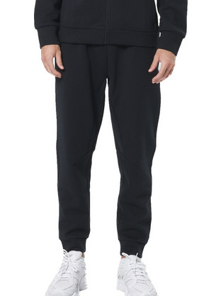 Body Action Ανδρικό Παντελόνι Φόρμας Fleece με Λάστιχο Μαύρο 023532