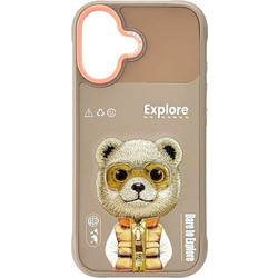Nimmy Etui Cool&Cute 2.0 Bear Do Iphone 17 Bezowy - (N-KMLL-IP17-011B)