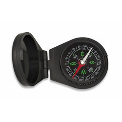 Πυξίδα Albainox Oil Filled Fiber Compass With Flap Black, 33142