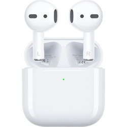 WS-23 Earbud Bluetooth Handsfree Ακουστικά με Θήκη Φόρτισης Λευκά