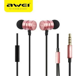 Awei Q5i Handsfree In-Ear 3.5mm Rose Gold