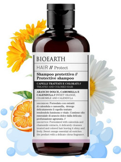 Bioearth Φυτικό Σαμπουάν για Επανόρθωση για Βαμμένα & Ταλαιπωρημένα Μαλλιά 250ml