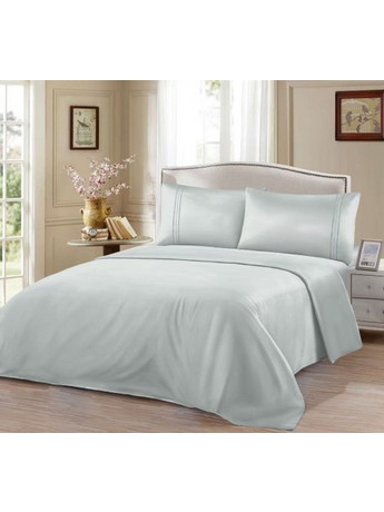 Σετ Σεντόνι με Παπλωματοθήκη 160x240cm Grey SABA-02-081G