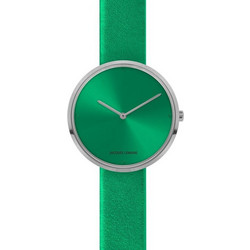 Jacques Lemans Design Γυναικείο Ρολόι με Πράσινο Δερμάτινο Λουράκι 1-2056D