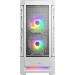 Cougar Airface Pro White Gaming Midi Tower Κουτί Υπολογιστή RGB με Πλαϊνό Παράθυρο