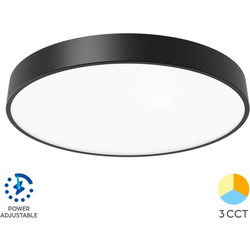 Πλαφονιέρα Blade 30w-40w-50w 3CCT O50cm Μαύρη