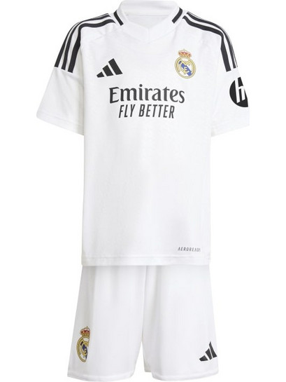 adidas Real Madrid 24/25 Home Youth Παιδικό Σετ Εμφάνιση JX2616 ΛΕΥΚΟ