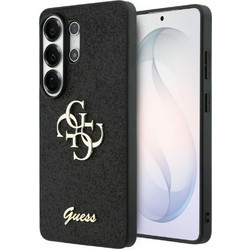 Guess Fixed Glitter Big 4G Metal Logo Samsung Galaxy S26 Ultra Θήκη Κινητού Black