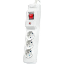 Armac Power Strip Multi M3 3-socket Surge Protection 5m White (M3/50/SZ)