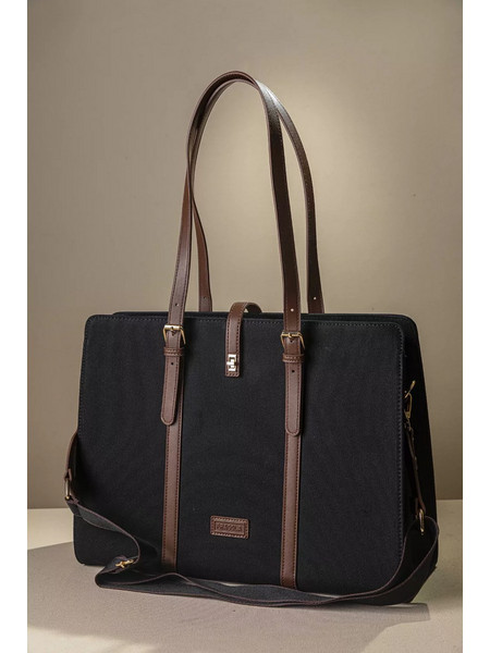 Επαγγελματική Τριθέσια Τσάντα 41x15x30 Black Black