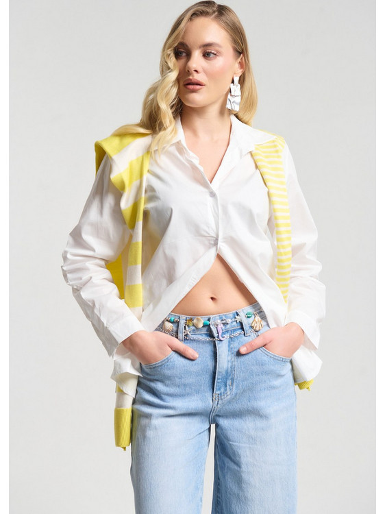 Πουκάμισο Με Layered Πλεκτό Look