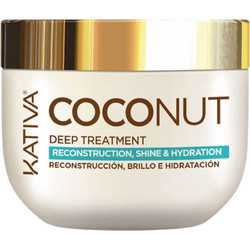 Kativa Coconut Deep Μάσκα Μαλλιών για Επανόρθωση για Ταλαιπωρημένα Μαλλιά 300ml