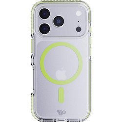 TECH21 IPHONE 17 PRO CASE (T21-11396) EVOCRYSTAL W/MAGSAFE CLEAR/GLOW GREEN