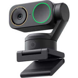 Insta360 Link 2 Pro Black - 2-Axis Gimbal 4K, HDR, AI Noise Cancel, AI Track-Frame, Dual Mic Webcam