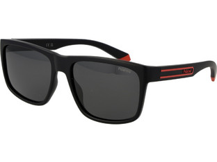 Polaroid Eyewear PLD2149S 8LZ/M9 Ανδρικά Γυαλιά Ηλίου Τετράγωνα Κοκάλινα Μαύρα με Μαύρο Polarized Φακό