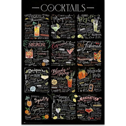 Αφίσα 61Χ91,5εκ COCKTAILS