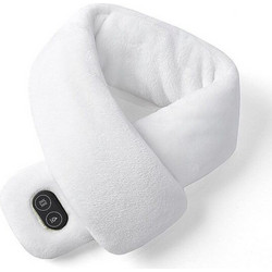Smart Heating Scarf Λευκό Ηλεκτρική Θερμοφόρα Αυχένα