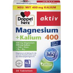 Doppelherz Magnesium Potassium 400 30 Ταμπλέτες