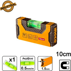 Ingco HMSL05101 Αλφάδι Μίνι Μαγνητικό 10cm