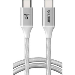 ORICO καλώδιο USB-C CDX-100CC, 100W, 480Mbps, 1m, λευκό