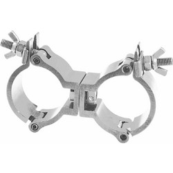 EUROLITE TPC-15 Swivel Coupler for 50 mm Tube Maximum Load WLL 150 kg (Ασημί) - Eurolite