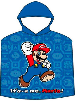 Super Mario Bros cotton poncho towel