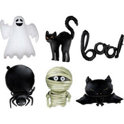 Μπαλόνια Halloween 6σχέδια 15Χ20Χ0,5cm
