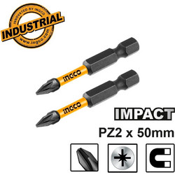 Ingco SDBIM71PZ250 Κατσαβιδόμυτες Impact PZ2x50mm 2 τεμ