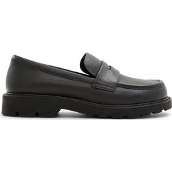 Μαύρο δερμάτινο loafer HARMONYX