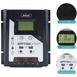 Andowl Ρυθμιστής Φόρτισης Φωτοβολταϊκών 70Amber MPPT 50A - Solar Charge Controller 075879