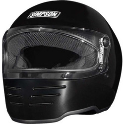 Simpson M62 Black Κράνος Μηχανής Full Face 1300gr