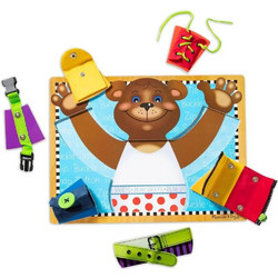 Spin Master Melissa & Doug Basic Skills Board Ξύλινο Εκπαιδευτικό Παιχνίδι