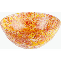 Rhea Kalo Splatter Breakfast Bowl Orange