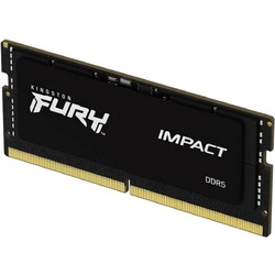 Kingston Fury Impact 32GB (1X32GB) DDR5 RAM 5600MHz C40 SoDimm Black KF556S40IB-32