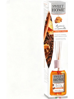 Sweet Home Collection Arancia e Cannella - Αρωματικό Χώρου με Sticks Πορτοκάλι & Κανέλα 100ml